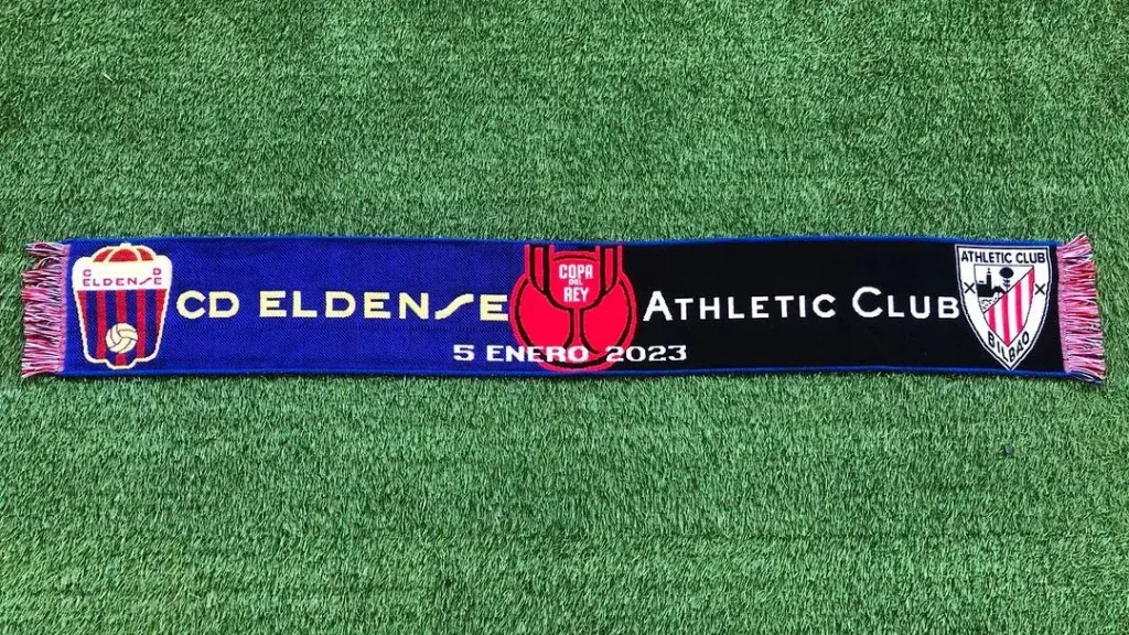 bufanda cd eldense athletic club bilbao copa del rey