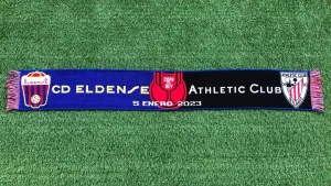 bufanda cd eldense athletic club bilbao copa del rey
