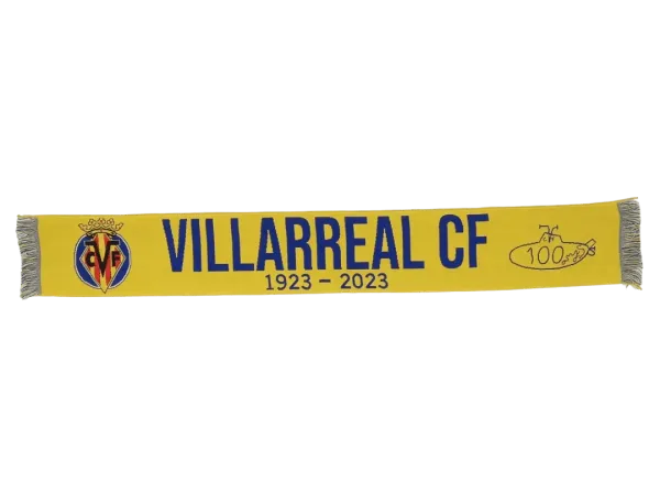 bufanda de fÚtbol oficial del villarreal