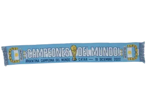 bufanda de fÚtbol de argentina campeones del mundo