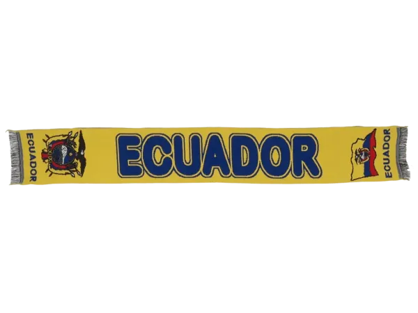 bufanda de fÚtbol de ecuador