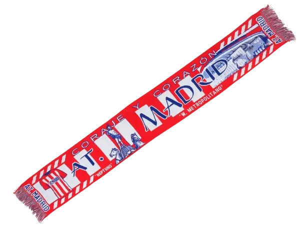 bufanda de fÚtbol del atlÉtico