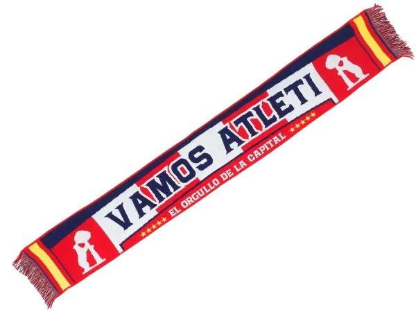 bufanda de fÚtbol vamos atleti