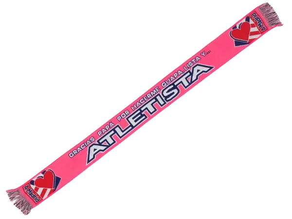 bufanda de fÚtbol pequeÑa atletista gracias papÁ