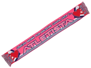 bufanda de fÚtbol atletista gracias mamÁ