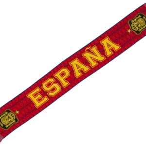 bufanda de fÚtbol de espaÑa roja y azul