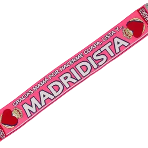 bufanda de fÚtbol pequeÑa madridista gracias mamÁ