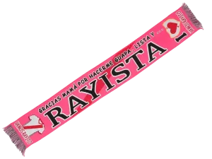 bufanda de fÚtbol rayista gracias mamÁ