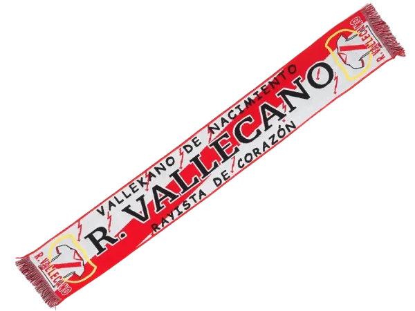 bufanda de fÚtbol del rayo rayista de corazÓn