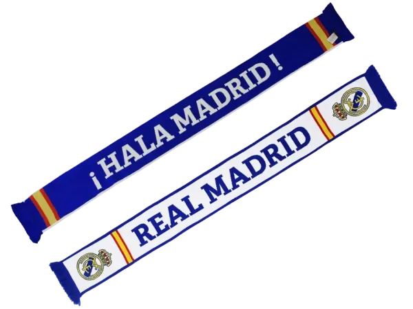 bufanda doble del real madrid hala madrid