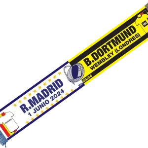 bufanda final champions 2024: real madrid vs borussia dortmund