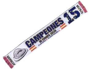 bufanda 15 champions real madrid