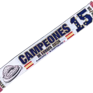 bufanda 15 champions real madrid