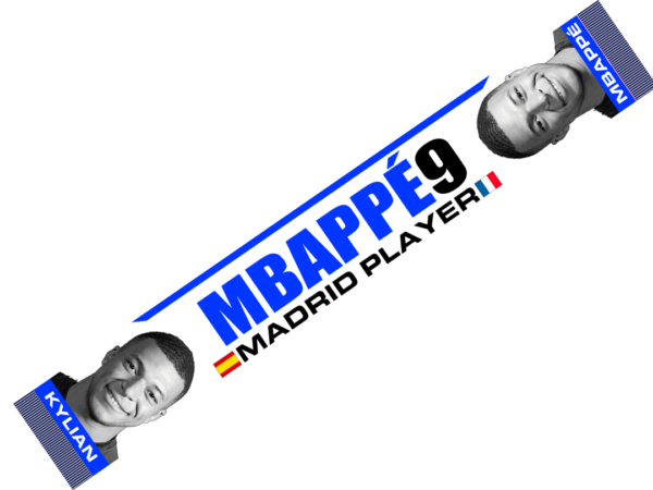 bufanda de mbappÉ r. madrid