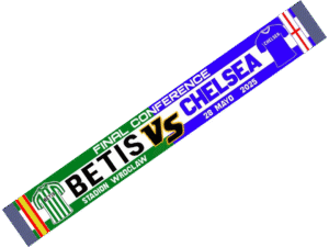 bufanda final conference 2025 betis vs chelsea