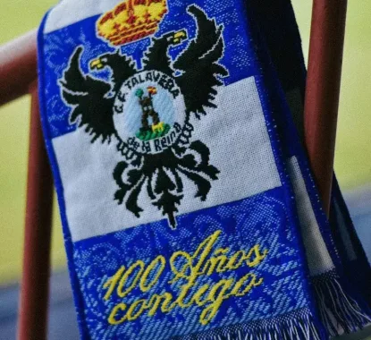 bufanda c.f. talavera 100 aÑos